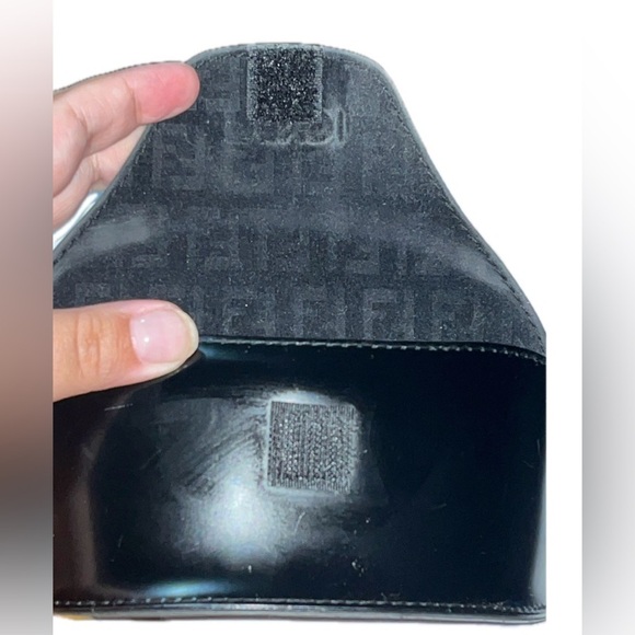 Final price Fendi Sunglasses Case, Black, Has Velvet Fendi design inside. - Picture 11 of 12
